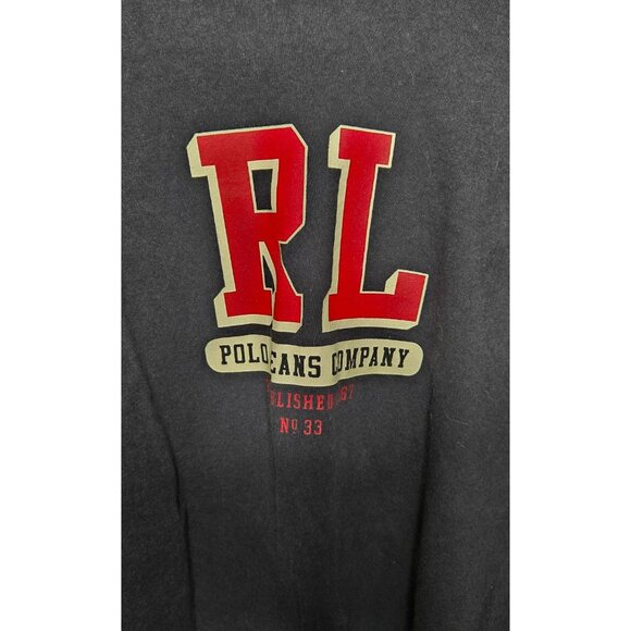 Vtg Ralph Lauren Polo Jeans Company Men's Long Sleeve Logoed T-Shirt Size Large - Picture 3 of 4
